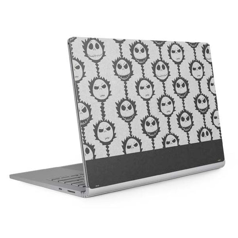 Disney The Nightmare Before Christmas Jack Skellington Face Expressions pattern Surface Book 2 13.5in Skin