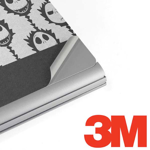 Disney The Nightmare Before Christmas Jack Skellington Face Expressions pattern Surface Book 2 15in Skin