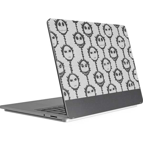 Disney The Nightmare Before Christmas Jack Skellington Face Expressions pattern Surface Laptop Studio Skin