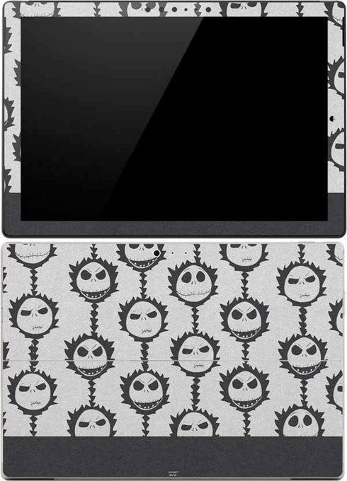 Disney The Nightmare Before Christmas Jack Skellington Face Expressions pattern Surface Pro (2017) Skin