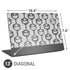 Disney The Nightmare Before Christmas Jack Skellington Face Expressions pattern Universal Laptop 13in (10.6 x 7.6in) Skin