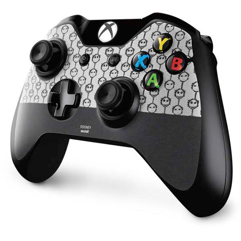 Disney The Nightmare Before Christmas Jack Skellington Face Expressions pattern Xbox One Controller Skin