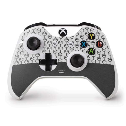 Disney The Nightmare Before Christmas Jack Skellington Face Expressions pattern Xbox One S Controller Skin
