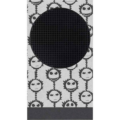 Disney The Nightmare Before Christmas Jack Skellington Face Expressions pattern Xbox Series S Console Skin