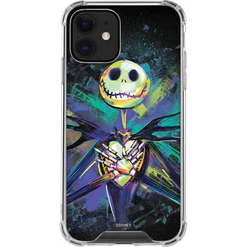 Disney The Nightmare Before Christmas Jack Skellington Art iPhone 12 Clear Case