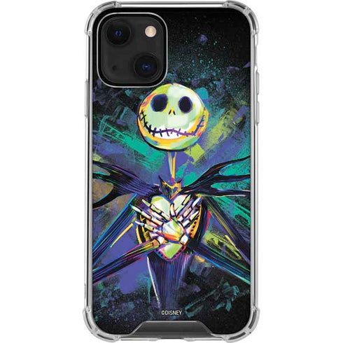 Disney The Nightmare Before Christmas Jack Skellington Art iPhone 14 Clear Case