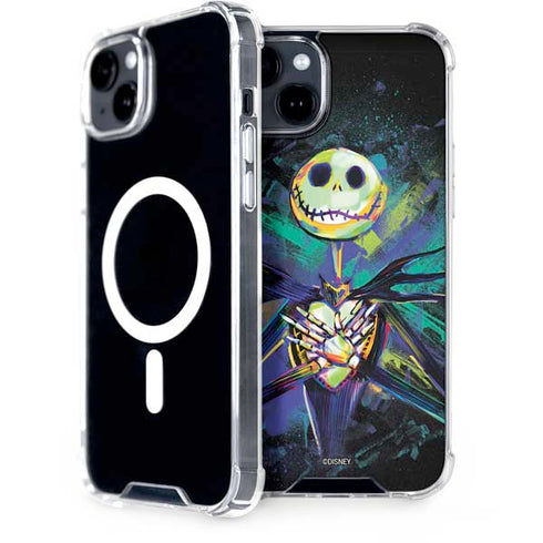 Disney The Nightmare Before Christmas Jack Skellington Art iPhone 15 Plus MagSafe Case