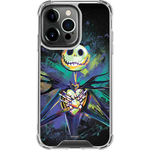 Disney The Nightmare Before Christmas Jack Skellington Art iPhone 15 Pro Clear Case