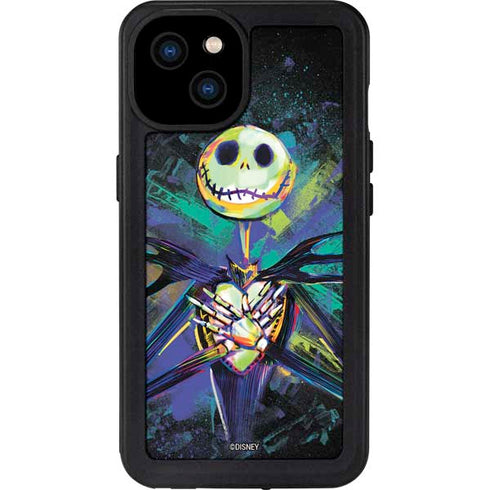 Disney The Nightmare Before Christmas Jack Skellington Art iPhone 15 Plus Waterproof Case