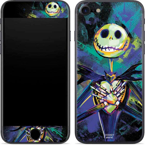 Disney The Nightmare Before Christmas Jack Skellington Art iPhone SE (2nd & 3rd Gen) Skin