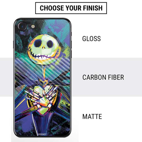 Disney The Nightmare Before Christmas Jack Skellington Art iPhone SE (2nd & 3rd Gen) Skin