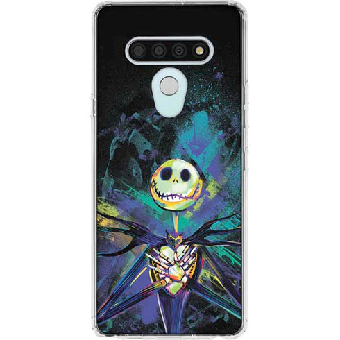 Disney The Nightmare Before Christmas Jack Skellington Art LG Stylo 6 Clear Case