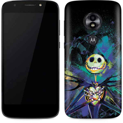 Disney The Nightmare Before Christmas Jack Skellington Art Moto E5 Play Skin