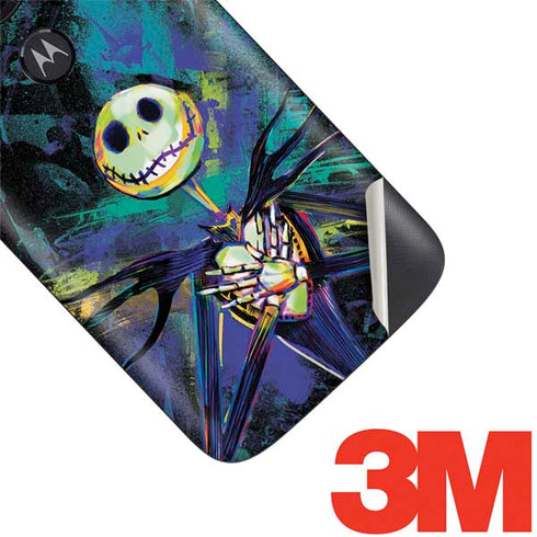 Disney The Nightmare Before Christmas Jack Skellington Art Moto E5 Play Skin