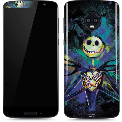 Disney The Nightmare Before Christmas Jack Skellington Art Moto G6 Skin