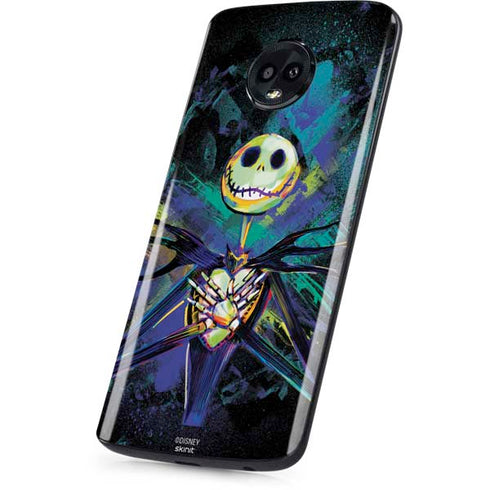Disney The Nightmare Before Christmas Jack Skellington Art Moto G6 Skin