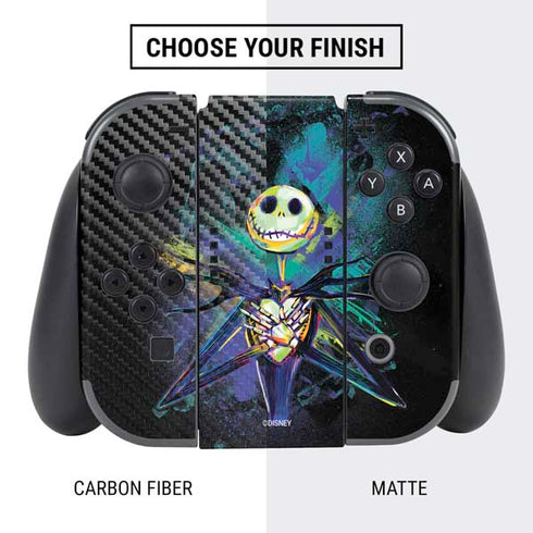 Disney The Nightmare Before Christmas Jack Skellington Art Nintendo Switch Bundle Skin