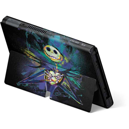 Disney The Nightmare Before Christmas Jack Skellington Art Nintendo Switch OLED (2021) Skin
