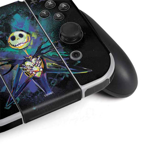 Disney The Nightmare Before Christmas Jack Skellington Art Nintendo Switch OLED (2021) Skin
