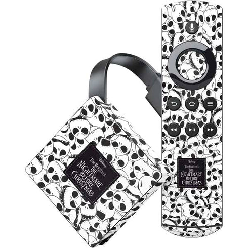 Disney The Nightmare Before Christmas Jack Skellington Pattern Amazon Fire TV Skin