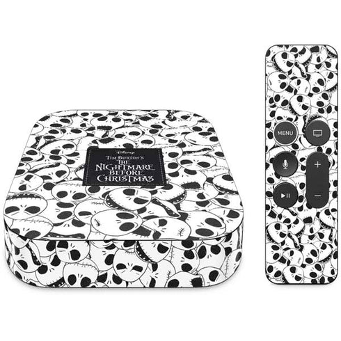 Disney The Nightmare Before Christmas Jack Skellington Pattern Apple TV Skin