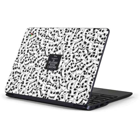 Disney The Nightmare Before Christmas Jack Skellington Pattern Samsung Chromebook Skin