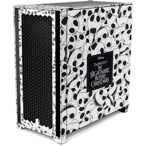Disney The Nightmare Before Christmas Jack Skellington Pattern Corsair 4000D Tempered Glass Mid-Tower ATX Case Skin
