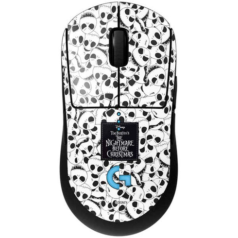 Disney The Nightmare Before Christmas Jack Skellington Pattern G Pro Wireless Gaming Mouse Skin