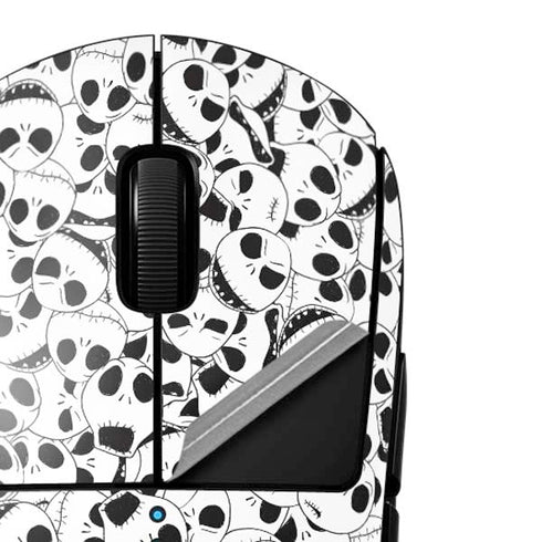 Disney The Nightmare Before Christmas Jack Skellington Pattern G Pro Wireless Gaming Mouse Skin