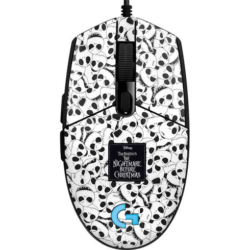 Disney The Nightmare Before Christmas Jack Skellington Pattern G203 Prodigy RGB Wired Gaming Mouse Skin
