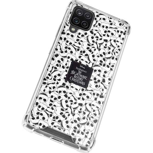 Disney The Nightmare Before Christmas Jack Skellington Pattern Galaxy A12 Clear Case