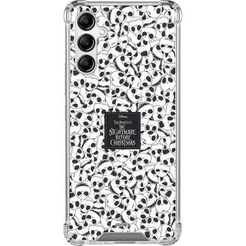 Disney The Nightmare Before Christmas Jack Skellington Pattern Galaxy A14 5G Clear Case