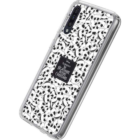Disney The Nightmare Before Christmas Jack Skellington Pattern Galaxy A50 Clear Case