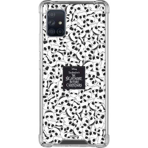 Disney The Nightmare Before Christmas Jack Skellington Pattern Galaxy A51 5G Clear Case