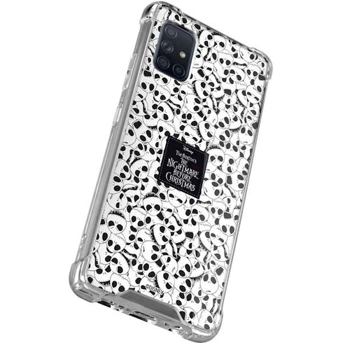 Disney The Nightmare Before Christmas Jack Skellington Pattern Galaxy A51 5G Clear Case