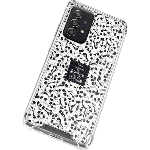 Disney The Nightmare Before Christmas Jack Skellington Pattern Galaxy A52 5G Clear Case