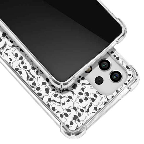 Disney The Nightmare Before Christmas Jack Skellington Pattern Galaxy A53 5G Clear Case