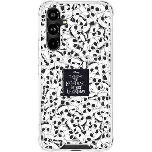Disney The Nightmare Before Christmas Jack Skellington Pattern Galaxy A54 5G Clear Case