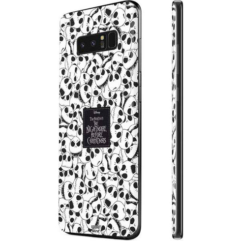 Disney The Nightmare Before Christmas Jack Skellington Pattern Galaxy Note 8 Skin