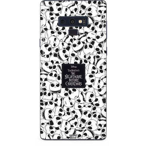 Disney The Nightmare Before Christmas Jack Skellington Pattern Galaxy Note 9 Skin