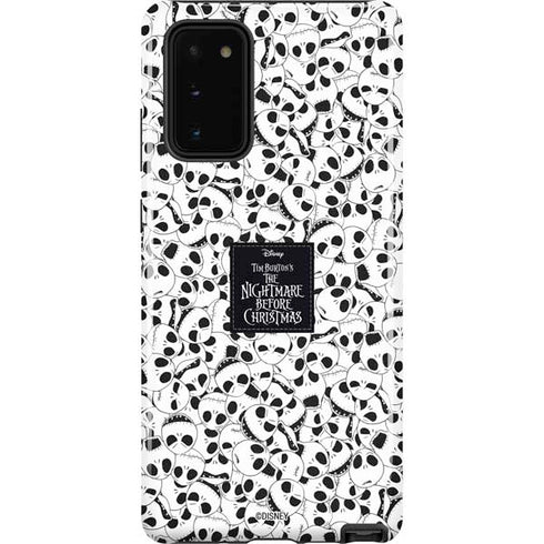Disney The Nightmare Before Christmas Jack Skellington Pattern Galaxy Note20 5G Pro Case