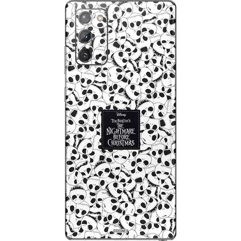 Disney The Nightmare Before Christmas Jack Skellington Pattern Galaxy Note20 5G Skin