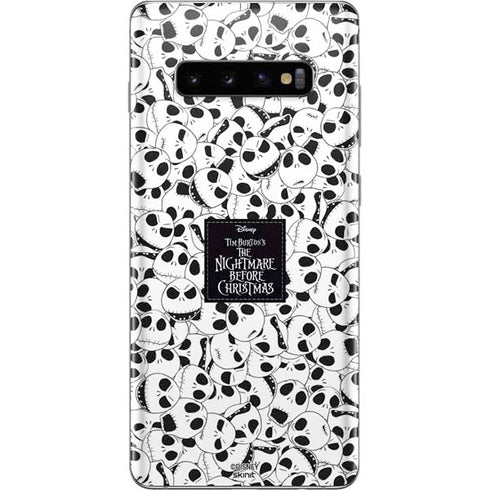 Disney The Nightmare Before Christmas Jack Skellington Pattern Galaxy S10 Plus Skin