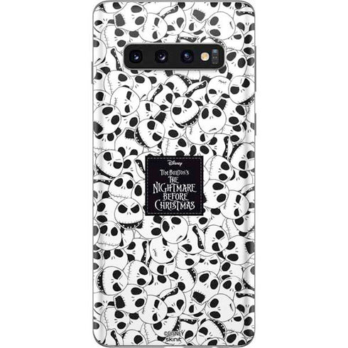 Disney The Nightmare Before Christmas Jack Skellington Pattern Galaxy S10 Skin