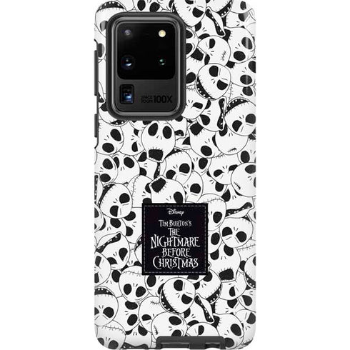 Disney The Nightmare Before Christmas Jack Skellington Pattern Galaxy S20 Ultra 5G Pro Case