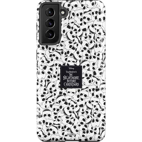 Disney The Nightmare Before Christmas Jack Skellington Pattern Galaxy S21 FE Pro Case