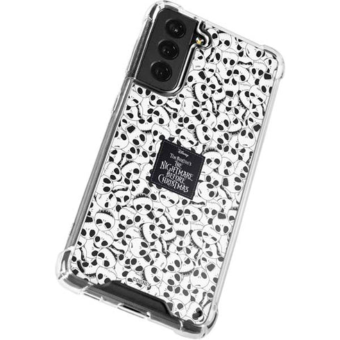 Disney The Nightmare Before Christmas Jack Skellington Pattern Galaxy S21 Plus 5G Clear Case