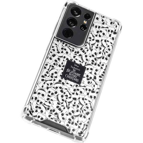Disney The Nightmare Before Christmas Jack Skellington Pattern Galaxy S21 Ultra 5G Clear Case