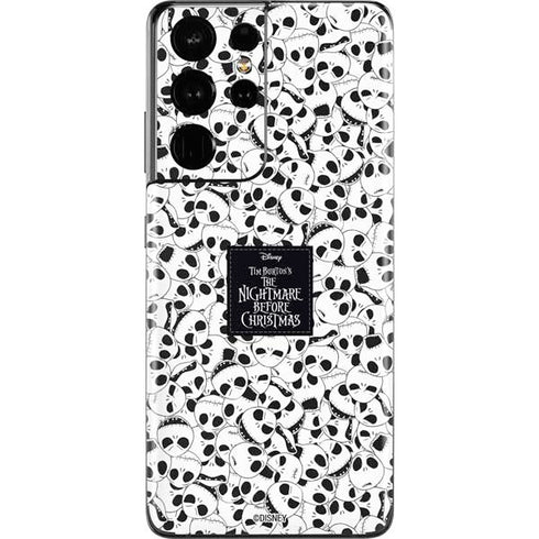 Disney The Nightmare Before Christmas Jack Skellington Pattern Galaxy S21 Ultra 5G Skin