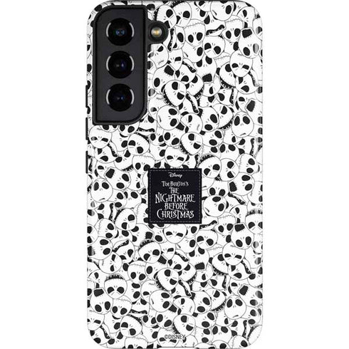 Disney The Nightmare Before Christmas Jack Skellington Pattern Galaxy S22 Pro Case